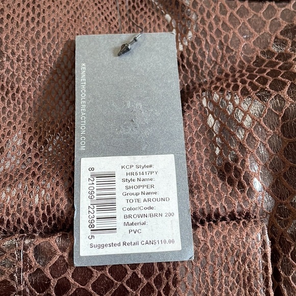 Kenneth Cole Reaction Brown Crossbody Shopper - Picture 4 of 7